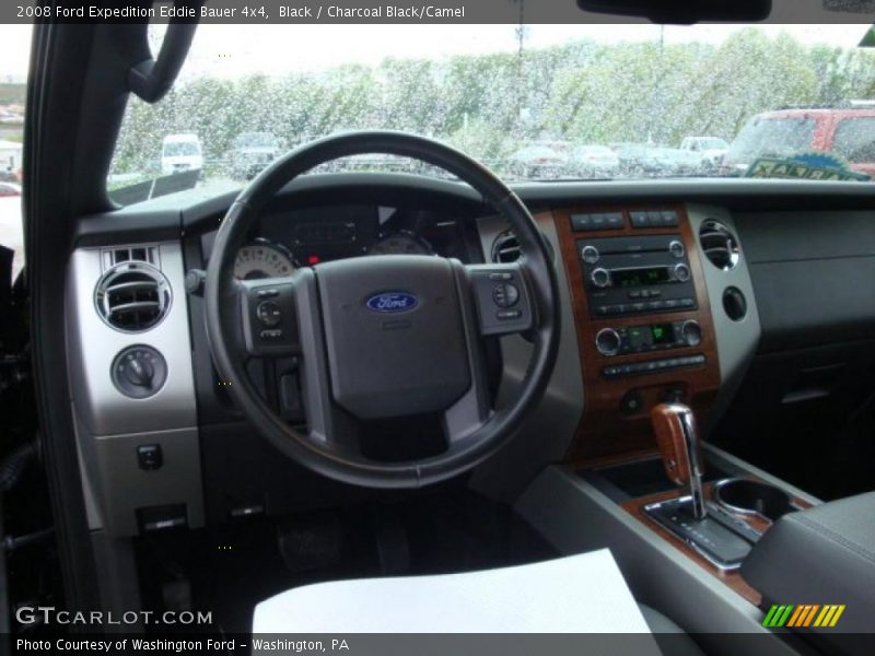 Black / Charcoal Black/Camel 2008 Ford Expedition Eddie Bauer 4x4