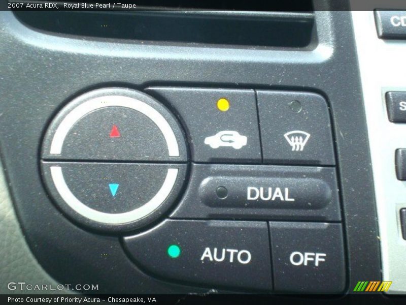 Royal Blue Pearl / Taupe 2007 Acura RDX