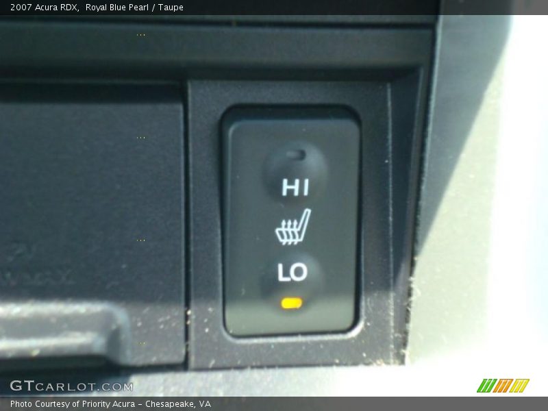 Royal Blue Pearl / Taupe 2007 Acura RDX