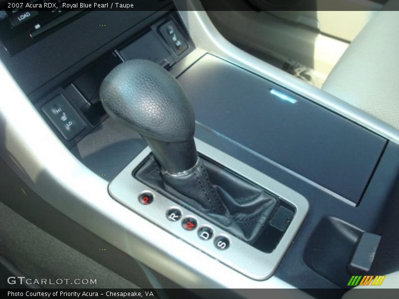 Royal Blue Pearl / Taupe 2007 Acura RDX