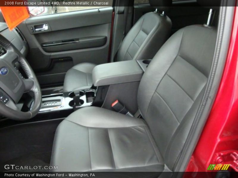 Redfire Metallic / Charcoal 2008 Ford Escape Limited 4WD