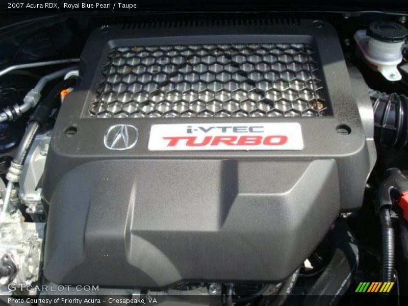 Royal Blue Pearl / Taupe 2007 Acura RDX