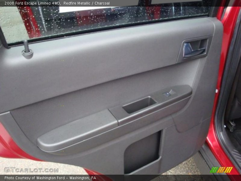 Redfire Metallic / Charcoal 2008 Ford Escape Limited 4WD