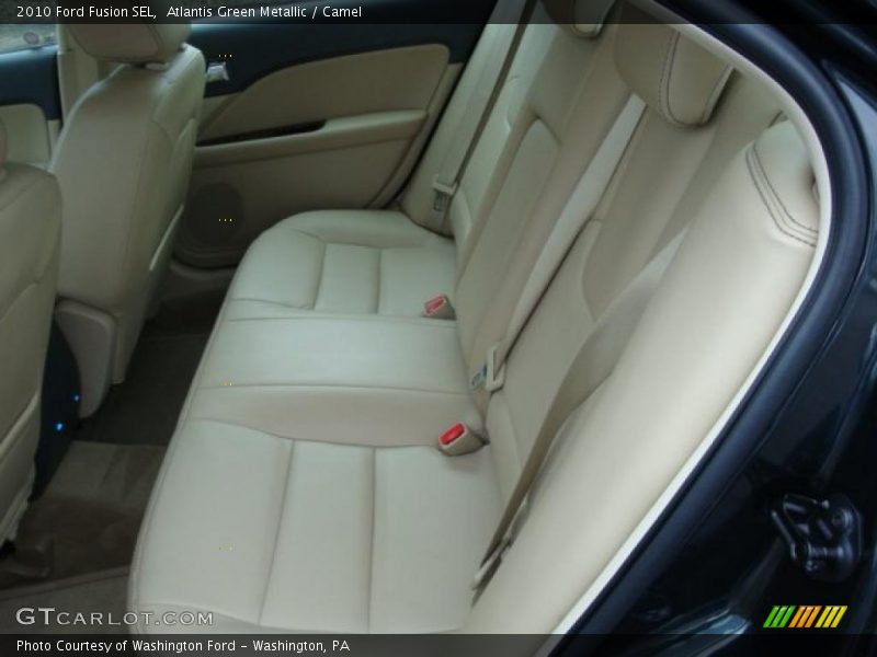 Atlantis Green Metallic / Camel 2010 Ford Fusion SEL