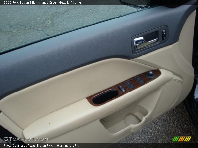 Atlantis Green Metallic / Camel 2010 Ford Fusion SEL