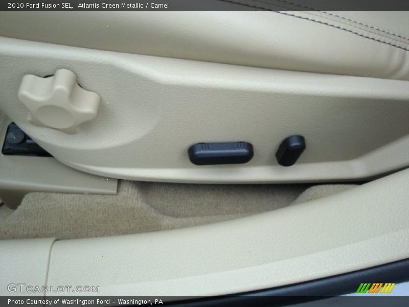 Atlantis Green Metallic / Camel 2010 Ford Fusion SEL