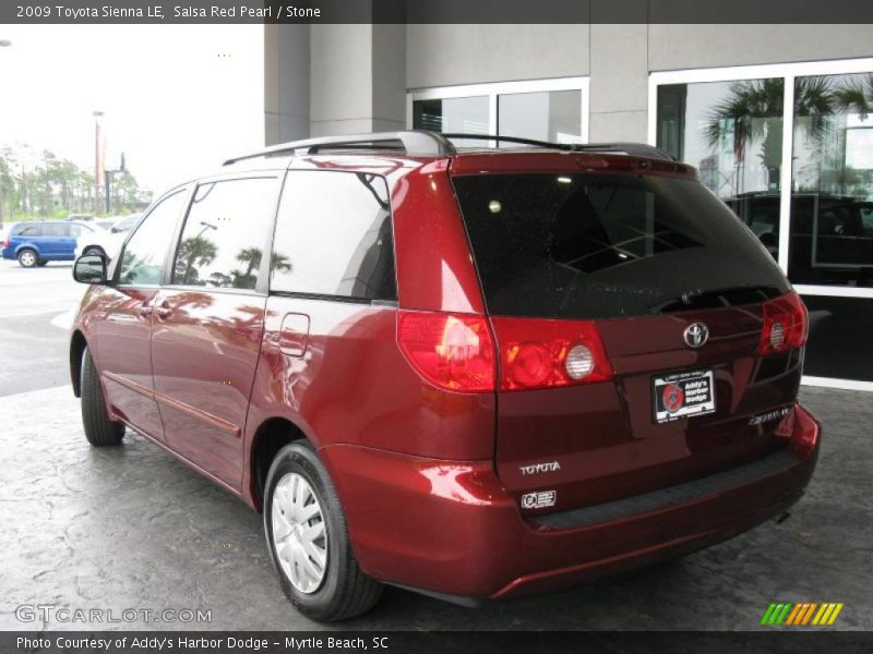 Salsa Red Pearl / Stone 2009 Toyota Sienna LE