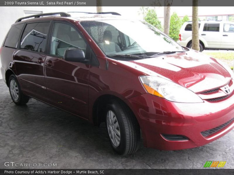 Salsa Red Pearl / Stone 2009 Toyota Sienna LE
