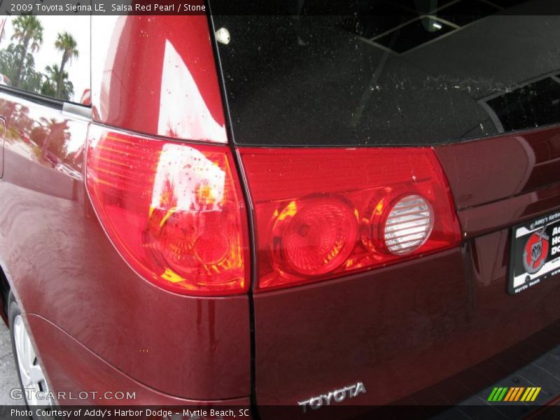 Salsa Red Pearl / Stone 2009 Toyota Sienna LE
