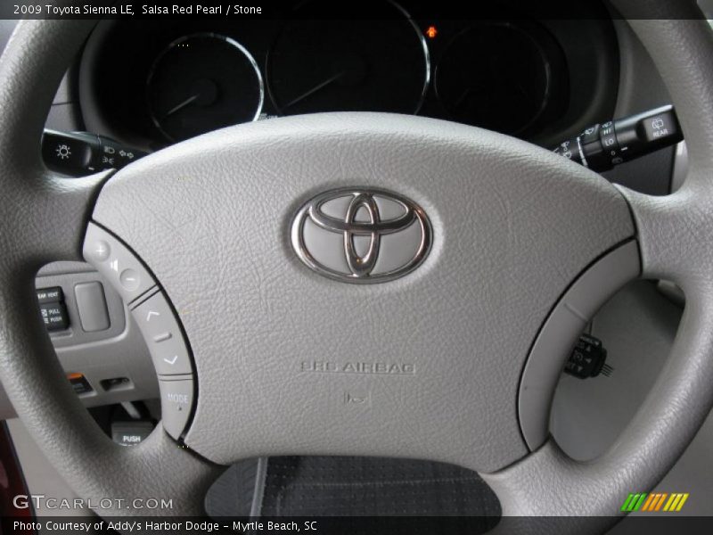 Salsa Red Pearl / Stone 2009 Toyota Sienna LE