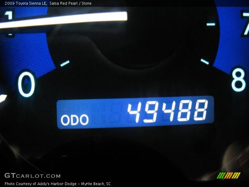 Salsa Red Pearl / Stone 2009 Toyota Sienna LE