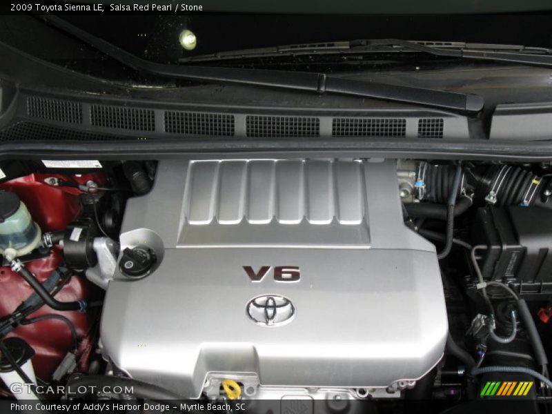 Salsa Red Pearl / Stone 2009 Toyota Sienna LE