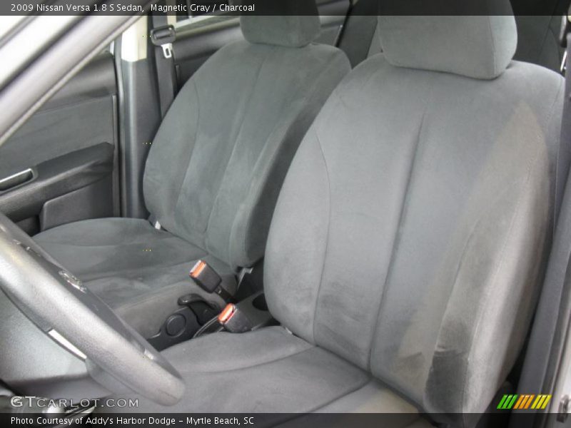 Magnetic Gray / Charcoal 2009 Nissan Versa 1.8 S Sedan
