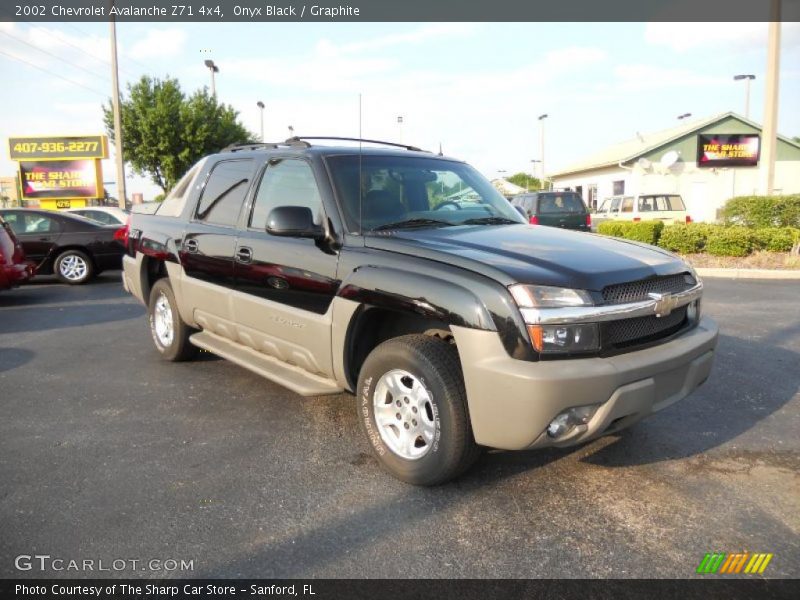 Onyx Black / Graphite 2002 Chevrolet Avalanche Z71 4x4