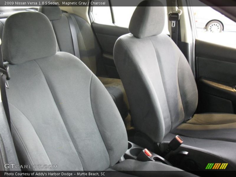 Magnetic Gray / Charcoal 2009 Nissan Versa 1.8 S Sedan