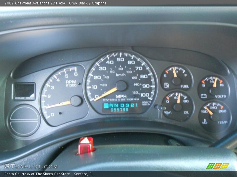 Onyx Black / Graphite 2002 Chevrolet Avalanche Z71 4x4