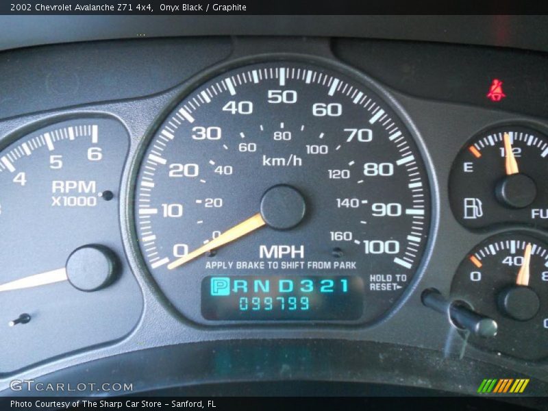 Onyx Black / Graphite 2002 Chevrolet Avalanche Z71 4x4