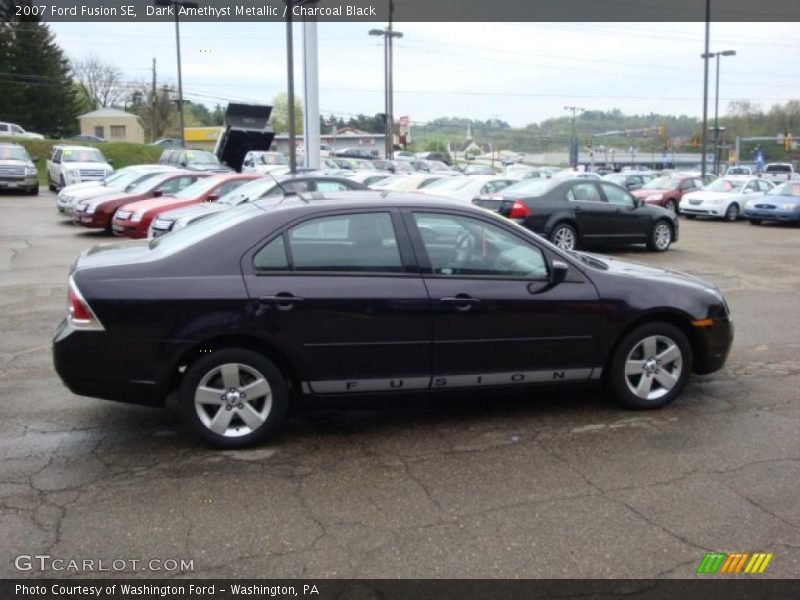 Dark Amethyst Metallic / Charcoal Black 2007 Ford Fusion SE