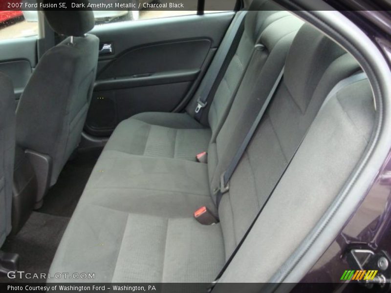 Dark Amethyst Metallic / Charcoal Black 2007 Ford Fusion SE