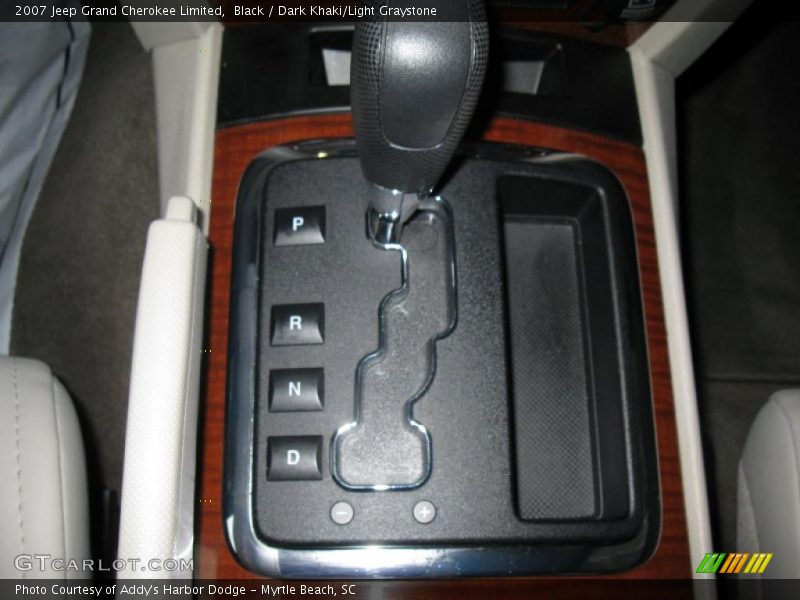 Black / Dark Khaki/Light Graystone 2007 Jeep Grand Cherokee Limited