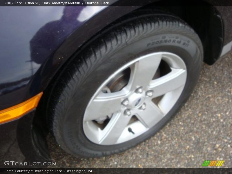 Dark Amethyst Metallic / Charcoal Black 2007 Ford Fusion SE