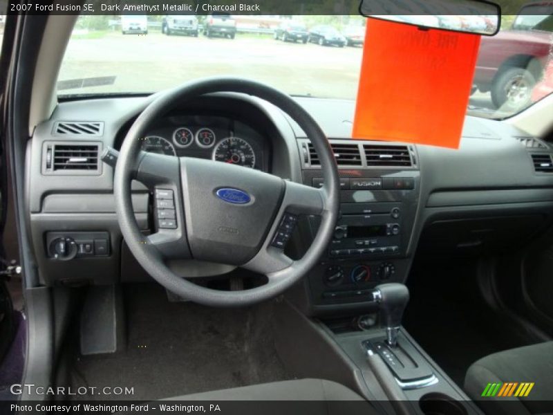 Dark Amethyst Metallic / Charcoal Black 2007 Ford Fusion SE