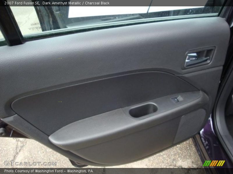Dark Amethyst Metallic / Charcoal Black 2007 Ford Fusion SE