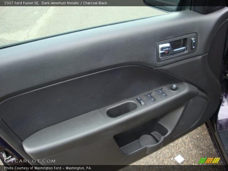 Dark Amethyst Metallic / Charcoal Black 2007 Ford Fusion SE