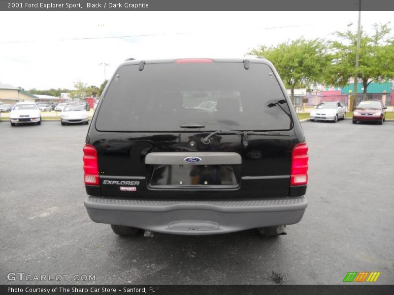 Black / Dark Graphite 2001 Ford Explorer Sport