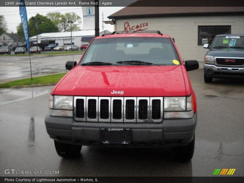 Flame Red / Agate 1996 Jeep Grand Cherokee Laredo 4x4