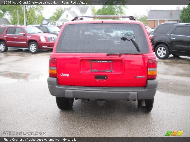 Flame Red / Agate 1996 Jeep Grand Cherokee Laredo 4x4