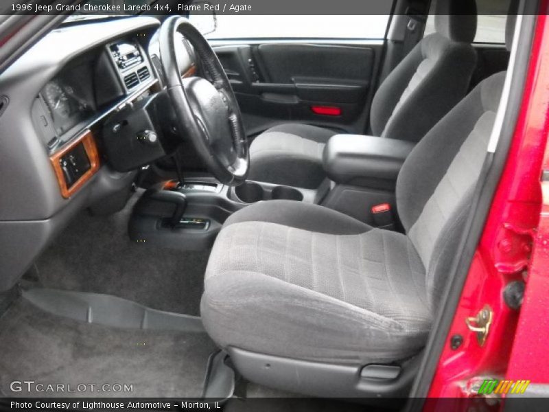 Flame Red / Agate 1996 Jeep Grand Cherokee Laredo 4x4