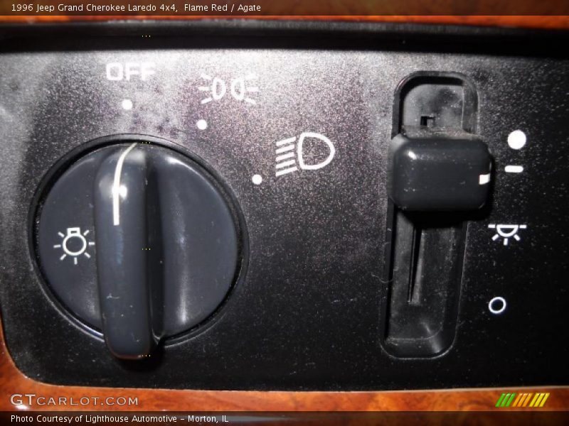 Flame Red / Agate 1996 Jeep Grand Cherokee Laredo 4x4