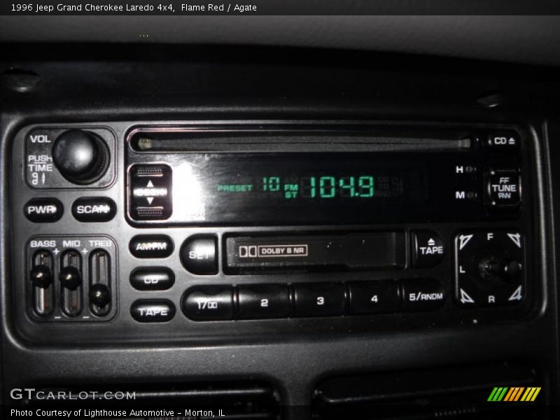 Flame Red / Agate 1996 Jeep Grand Cherokee Laredo 4x4