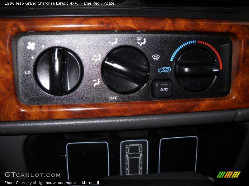 Flame Red / Agate 1996 Jeep Grand Cherokee Laredo 4x4