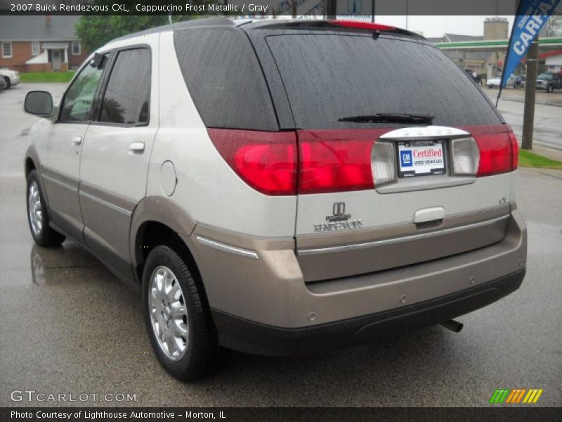 Cappuccino Frost Metallic / Gray 2007 Buick Rendezvous CXL