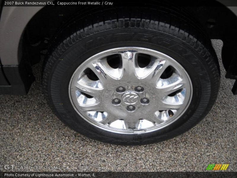 Cappuccino Frost Metallic / Gray 2007 Buick Rendezvous CXL