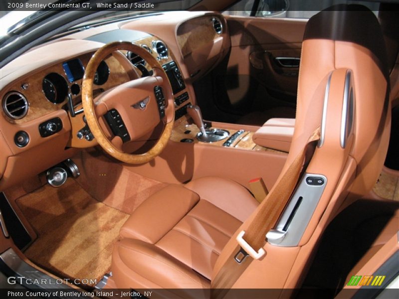 White Sand / Saddle 2009 Bentley Continental GT
