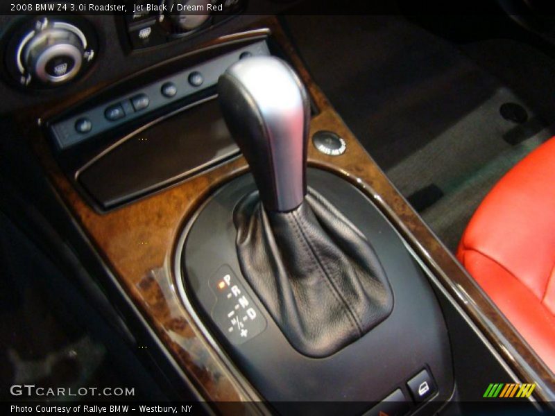 Jet Black / Dream Red 2008 BMW Z4 3.0i Roadster