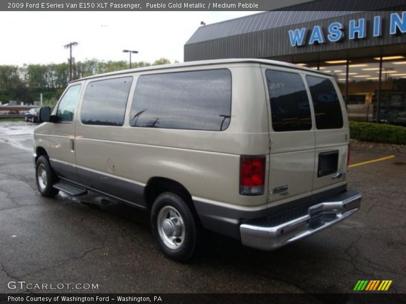 Pueblo Gold Metallic / Medium Pebble 2009 Ford E Series Van E150 XLT Passenger