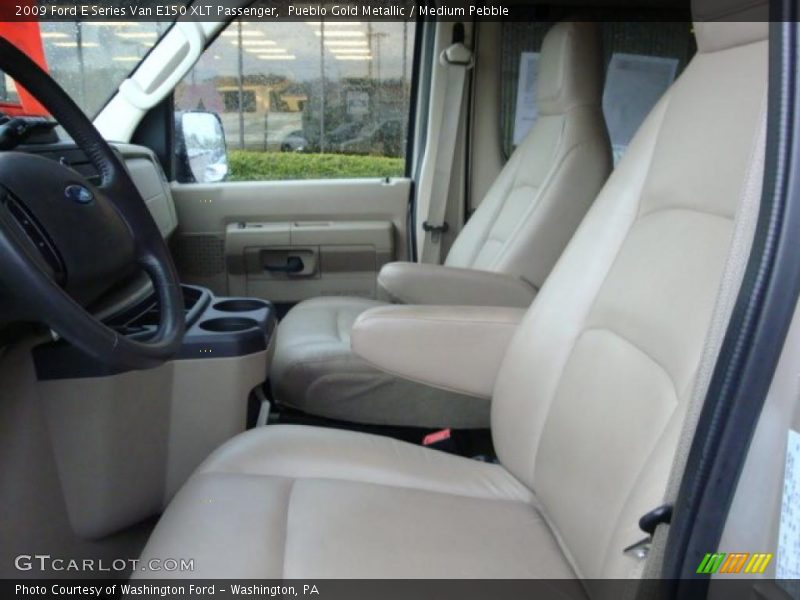 Pueblo Gold Metallic / Medium Pebble 2009 Ford E Series Van E150 XLT Passenger