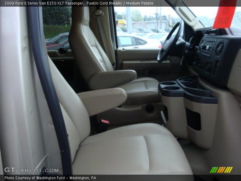 Pueblo Gold Metallic / Medium Pebble 2009 Ford E Series Van E150 XLT Passenger