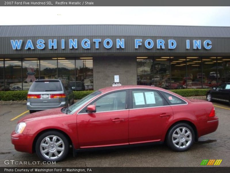 Redfire Metallic / Shale 2007 Ford Five Hundred SEL