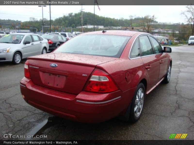 Redfire Metallic / Shale 2007 Ford Five Hundred SEL