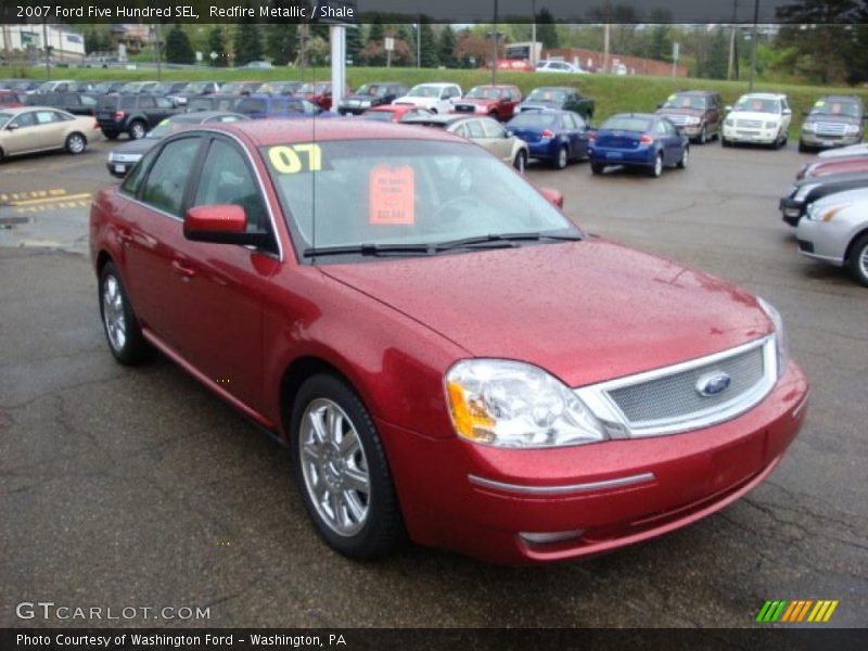 Redfire Metallic / Shale 2007 Ford Five Hundred SEL