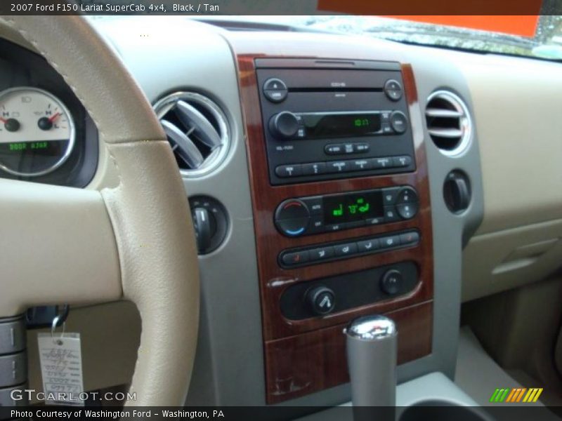 Black / Tan 2007 Ford F150 Lariat SuperCab 4x4