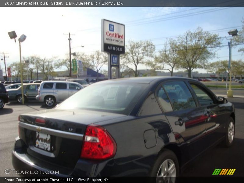 Dark Blue Metallic / Ebony Black 2007 Chevrolet Malibu LT Sedan