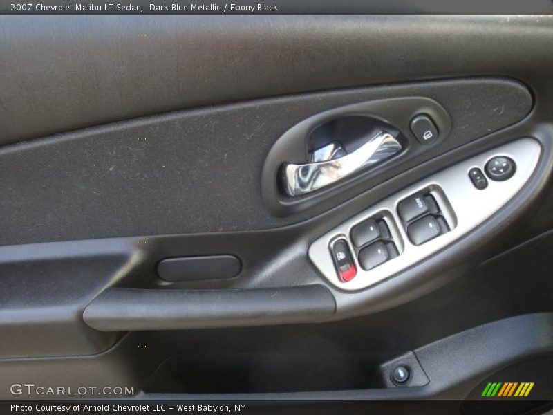 Dark Blue Metallic / Ebony Black 2007 Chevrolet Malibu LT Sedan