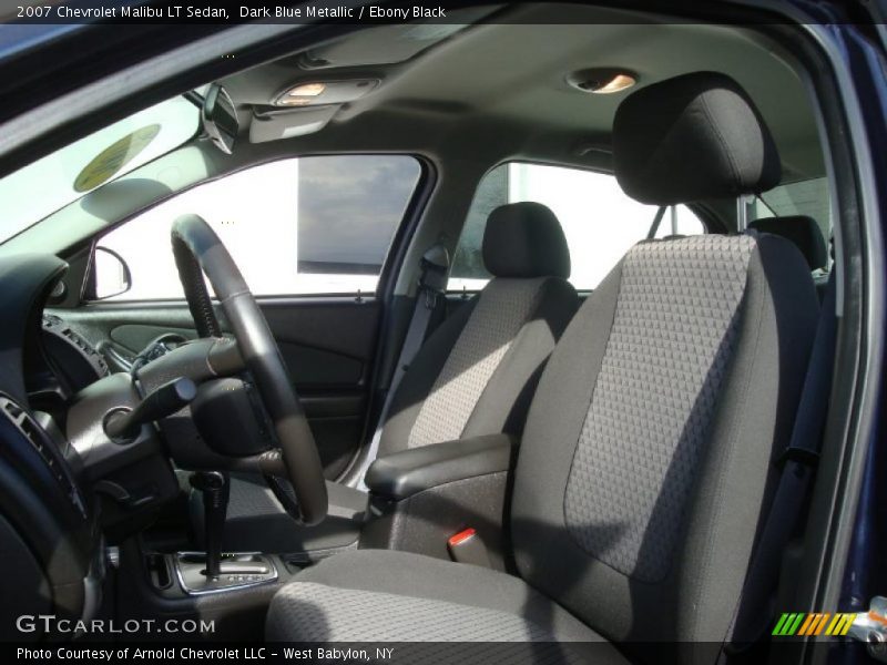 Dark Blue Metallic / Ebony Black 2007 Chevrolet Malibu LT Sedan