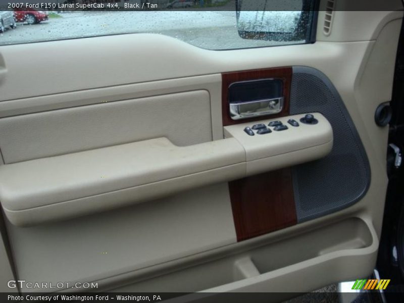 Black / Tan 2007 Ford F150 Lariat SuperCab 4x4